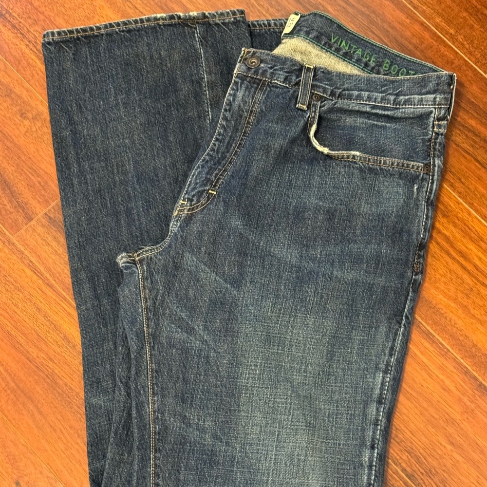J. Crew Vintage Dark Blue Men's Bootcut Jeans